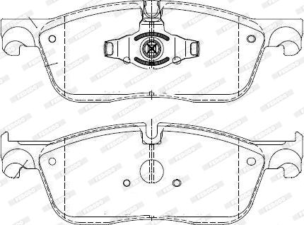 Ferodo FDB4926-D - Тормозные колодки, дисковые, комплект autospares.lv