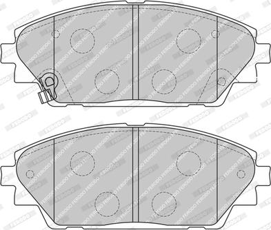 Ferodo FDB4446-D - Тормозные колодки, дисковые, комплект autospares.lv