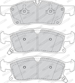 Ferodo FDB4403 - Тормозные колодки, дисковые, комплект autospares.lv