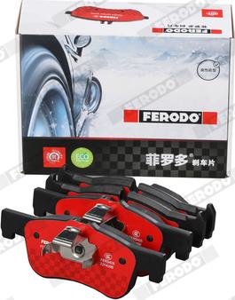 Ferodo FDB4489-S - Тормозные колодки, дисковые, комплект autospares.lv