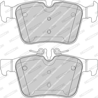 Ferodo FDB4487-D - Тормозные колодки, дисковые, комплект autospares.lv