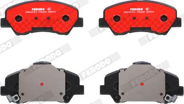 Ferodo FDB4437B-S - Тормозные колодки, дисковые, комплект autospares.lv