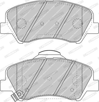 Ferodo FDB4437-D - Тормозные колодки, дисковые, комплект autospares.lv