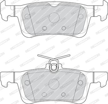 Ferodo FDB4695 - Тормозные колодки, дисковые, комплект autospares.lv