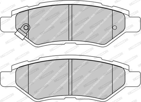 Ferodo FDB4600-D - Тормозные колодки, дисковые, комплект autospares.lv