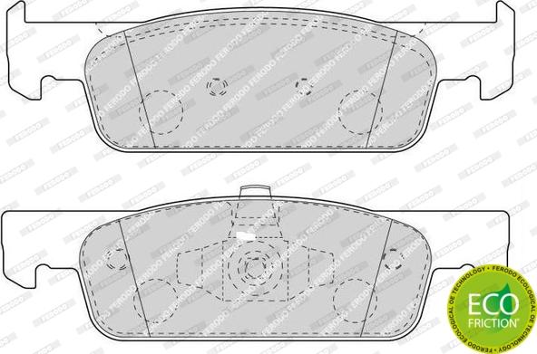 Ferodo FDB4615 - Тормозные колодки, дисковые, комплект autospares.lv