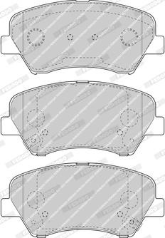 Ferodo FDB4613-D - Тормозные колодки, дисковые, комплект autospares.lv