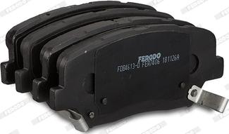 Ferodo FDB4613-D - Тормозные колодки, дисковые, комплект autospares.lv