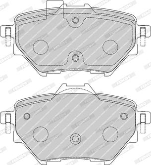 Ferodo FDB4680-D - Тормозные колодки, дисковые, комплект autospares.lv