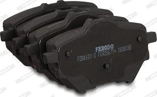 Ferodo FDB4680-D - Тормозные колодки, дисковые, комплект autospares.lv