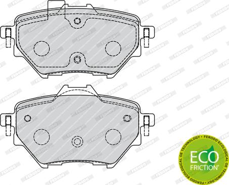 Ferodo FDB4680 - Тормозные колодки, дисковые, комплект autospares.lv