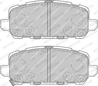 Ferodo FDB4675-D - Тормозные колодки, дисковые, комплект autospares.lv