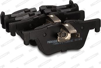 Ferodo FDB4670-D - Тормозные колодки, дисковые, комплект autospares.lv