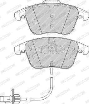 Ferodo FDB4045-D - Тормозные колодки, дисковые, комплект autospares.lv