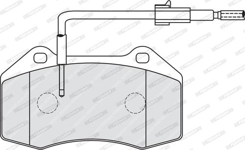 Ferodo FDB4040 - Тормозные колодки, дисковые, комплект autospares.lv