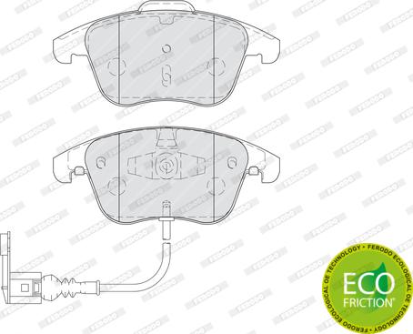 Ferodo FDB4057 - Тормозные колодки, дисковые, комплект autospares.lv