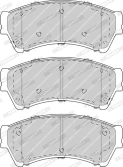 Ferodo FDB4062-D - Тормозные колодки, дисковые, комплект autospares.lv