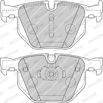 Ferodo FDB4067-D - Тормозные колодки, дисковые, комплект autospares.lv