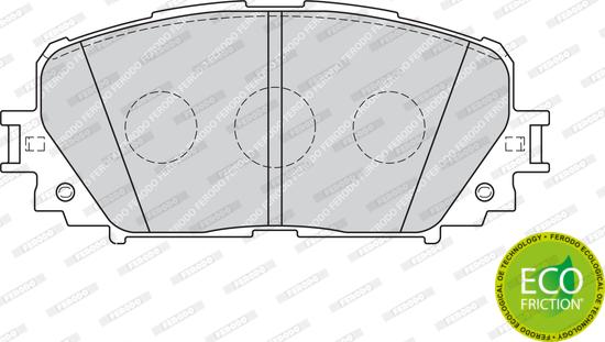 Ferodo FDB4081 - Тормозные колодки, дисковые, комплект autospares.lv