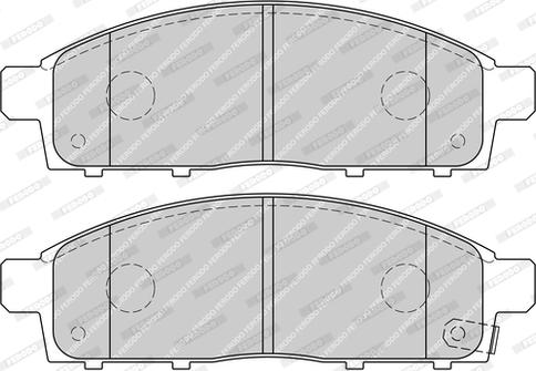 Ferodo FDB4023-D - Тормозные колодки, дисковые, комплект autospares.lv