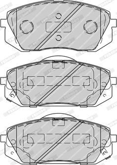 Ferodo FDB4194-D - Тормозные колодки, дисковые, комплект autospares.lv