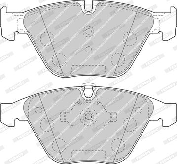 Ferodo FDB4191-D - Тормозные колодки, дисковые, комплект autospares.lv