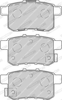 Ferodo FDB4198B-D - Тормозные колодки, дисковые, комплект autospares.lv