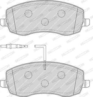 Ferodo FDB4154 - Тормозные колодки, дисковые, комплект autospares.lv