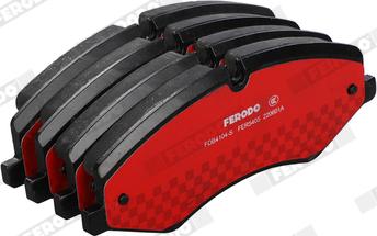 Ferodo FDB4104-S - Тормозные колодки, дисковые, комплект autospares.lv