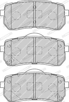 Ferodo FDB4114-D - Тормозные колодки, дисковые, комплект autospares.lv