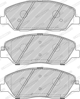 Ferodo FDB4111-D - Тормозные колодки, дисковые, комплект autospares.lv