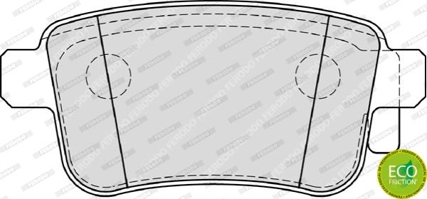 Ferodo FDB4186 - Тормозные колодки, дисковые, комплект autospares.lv