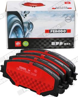 Ferodo FDB4136-S - Тормозные колодки, дисковые, комплект autospares.lv