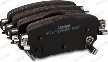 Ferodo FDB4842-D - Тормозные колодки, дисковые, комплект autospares.lv