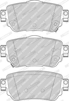 Ferodo FDB4842-D - Тормозные колодки, дисковые, комплект autospares.lv