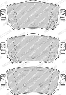 Ferodo FDB4842 - Тормозные колодки, дисковые, комплект autospares.lv