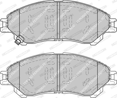 Ferodo FDB4884-D - Тормозные колодки, дисковые, комплект autospares.lv