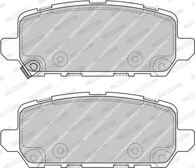 Ferodo FDB4838-D - Тормозные колодки, дисковые, комплект autospares.lv