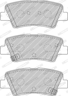 Ferodo FDB4833-D - Тормозные колодки, дисковые, комплект autospares.lv