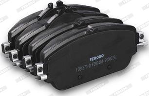 Ferodo FDB4870-D - Тормозные колодки, дисковые, комплект autospares.lv