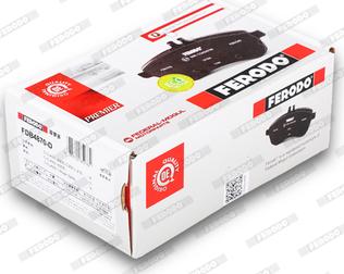 Ferodo FDB4870-D - Тормозные колодки, дисковые, комплект autospares.lv