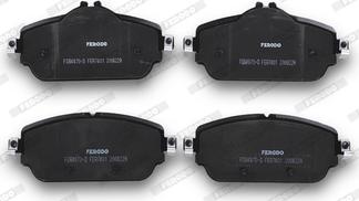 Ferodo FDB4870-D - Тормозные колодки, дисковые, комплект autospares.lv