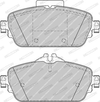 Ferodo FDB4870-D - Тормозные колодки, дисковые, комплект autospares.lv