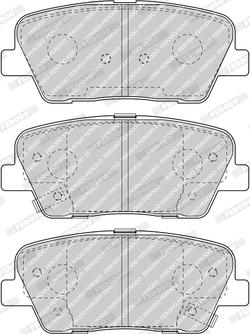 Ferodo FDB4391 - Тормозные колодки, дисковые, комплект autospares.lv