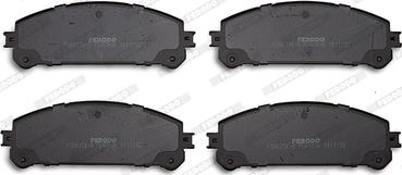 Ferodo FDB4354-D - Тормозные колодки, дисковые, комплект autospares.lv