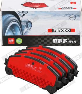 Ferodo FDB4354-S - Тормозные колодки, дисковые, комплект autospares.lv