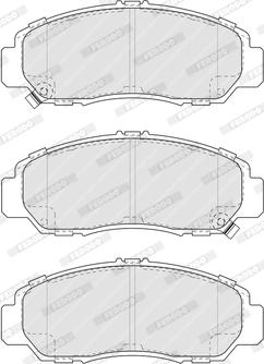 Ferodo FDB4356-D - Тормозные колодки, дисковые, комплект autospares.lv