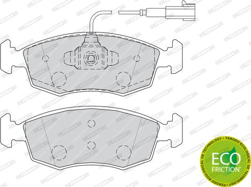 Ferodo FDB4353 - Тормозные колодки, дисковые, комплект autospares.lv