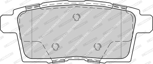 Ferodo FDB4366-D - Тормозные колодки, дисковые, комплект autospares.lv