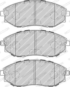 Ferodo FDB4304-D - Тормозные колодки, дисковые, комплект autospares.lv